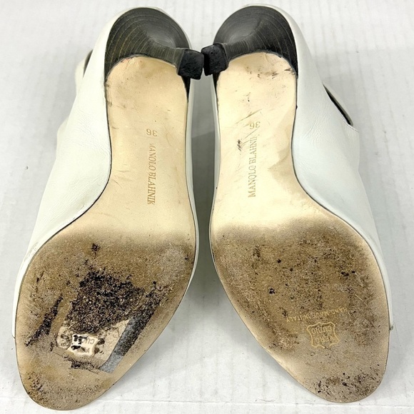 Manolo Blahnik Leather Booties - Picture 15 of 15